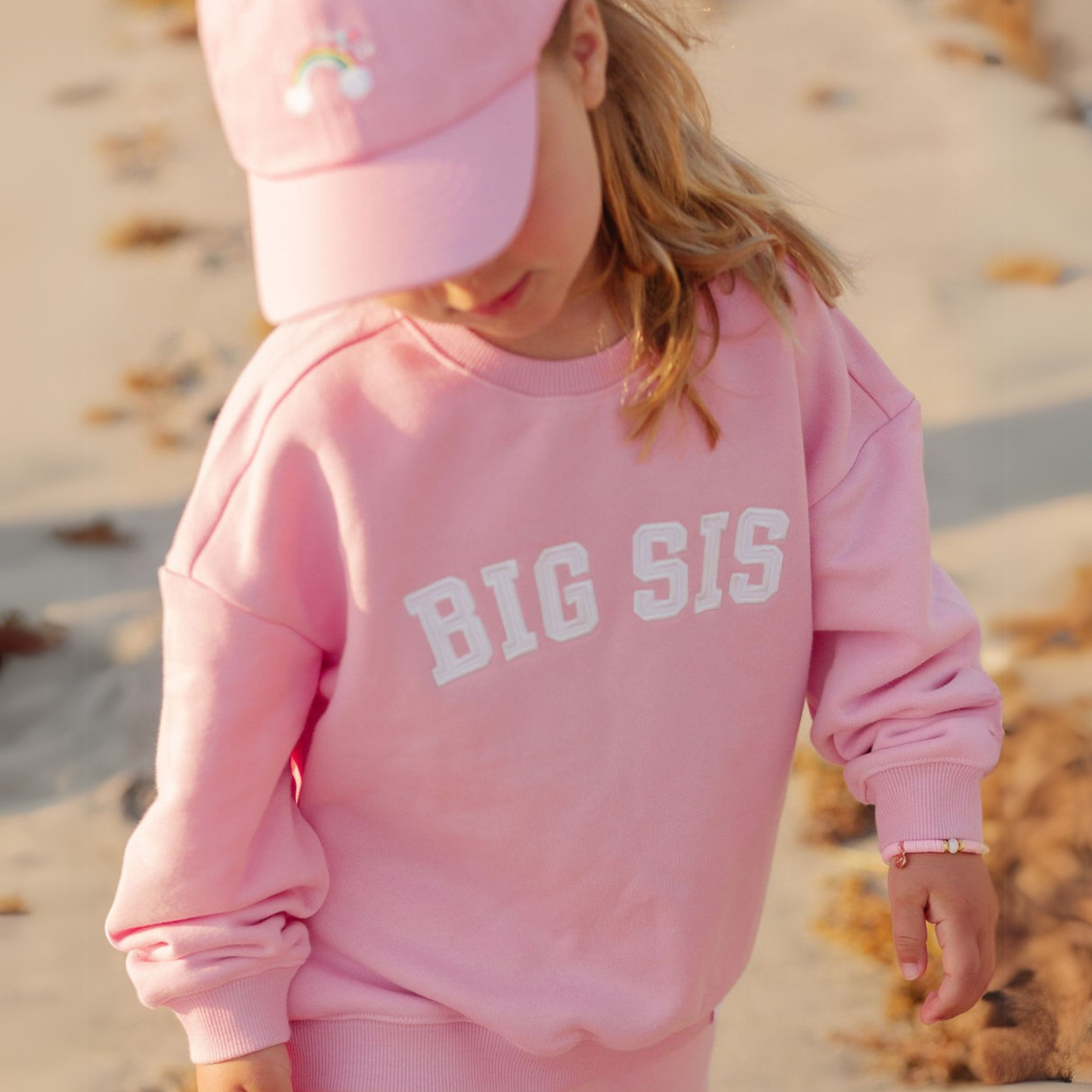 Big Sis Sweatshirt (sizes 12m - 8): 5-6