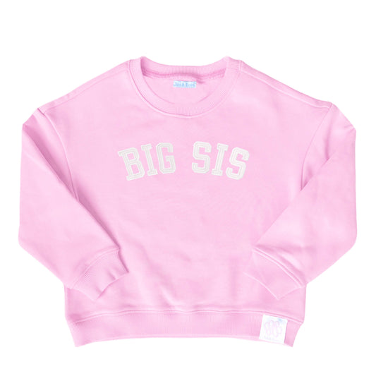 Big Sis Sweatshirt (sizes 12m - 8): 12-18 months
