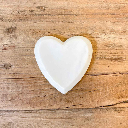 Heart Shaped Marble Trinket Dish