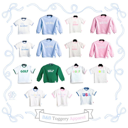 Big Sis Sweatshirt (sizes 12m - 8): 12-18 months